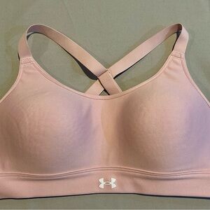 Under Armour Women's Pink Sports Bra size Medium